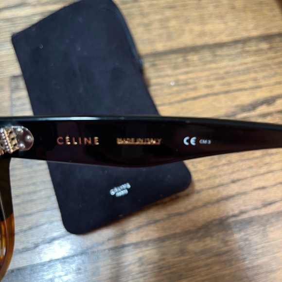 CELINE CL 41089/S FU5Z3 47 22 145 Sunglasses Black/Havana - Picture 13 of 15